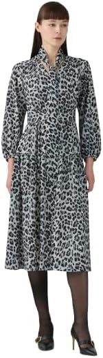 新品[グレースコンチネンタル 24AWレオパードドレープドレス　38 ワンピース レオパードドレープドレス / GRACE CONTINENTAL | GRACE CONTINENTAL